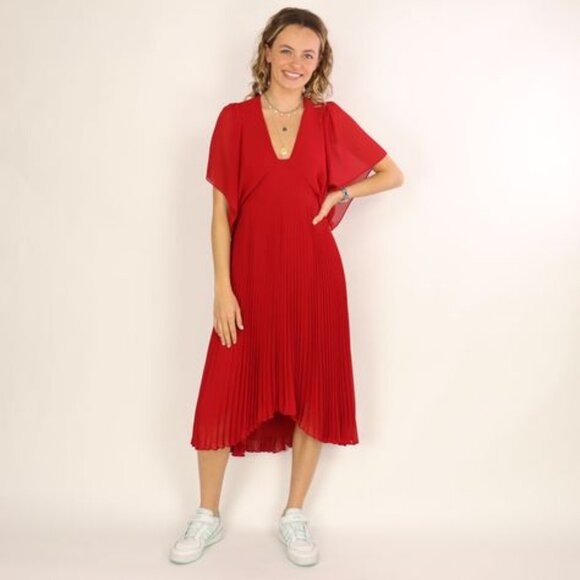 Club Monaco Red Zorbina Dress, Sz 2/4, BNWT - Picture 5 of 12